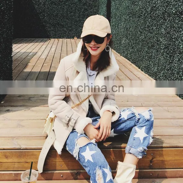 2016 Fashion Furable Coat Genuine Sheep Fur Double Face Fur Jackets photo-2
