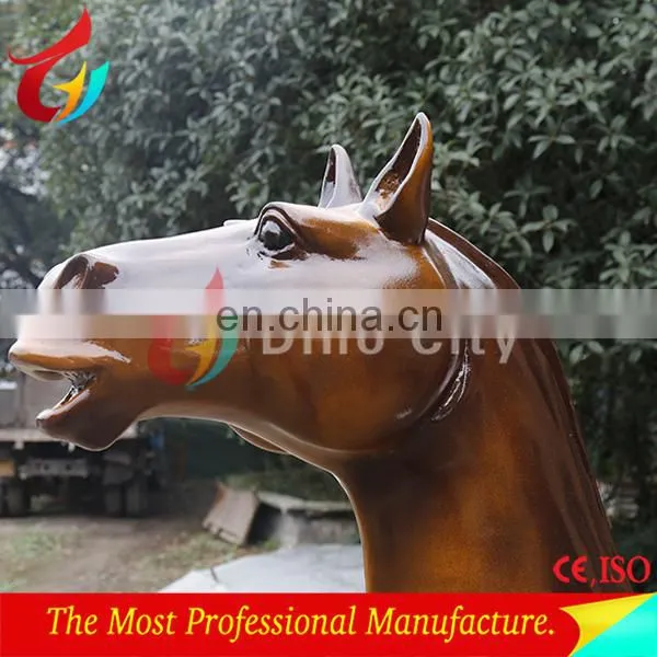 Lifesize Resin Horse Statue for Garden Decoration photo-5