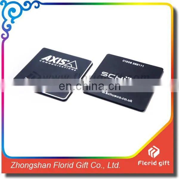 2017 Promotional Gifts 2D or 3D Soft Pvc Tea Cup Coaster With Embossed Logo photo-3