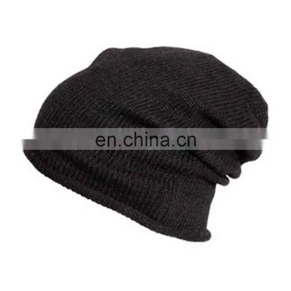 Custom Personalized Knit Slouchy Beanie With Woven Label photo-3
