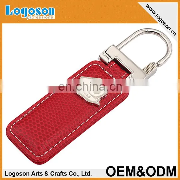 Promotional Souvenirs Custom Leather Keychain Keyring photo-4