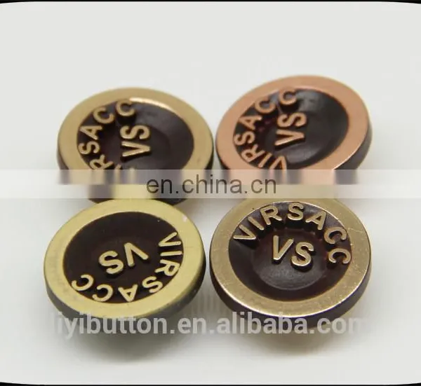 Whole Sales Fancy Custom Metal Embossed Logo Button for Jeans photo-5