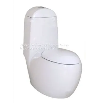 High Quality Ceramic Bathroom Cheap One Piece Closet Sanitary Ware Toilet photo-3