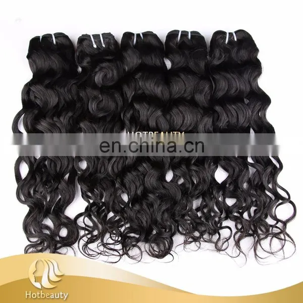 Bouncy Human Hair Italian Wave Tangle Free 100% Virgin Peruvian Human Hair Extension photo-2