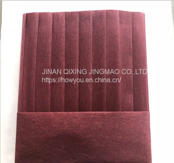 Factory Supply Non Woven Wine Color Chaf Hat for Sale photo-2
