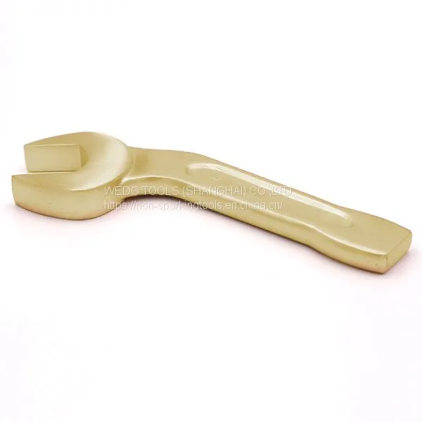 WEDO Non Sparking Aluminum Bronze Bent Striking Open Wrench photo-5
