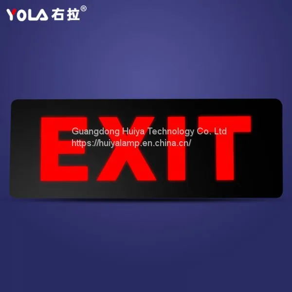 High Quality Led Exit Emergency Light Sign Lamp photo-3