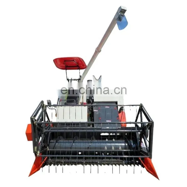Agricultural Equipment 4LZ-5.0 Full Feeding Combine Rice Harvester Cheap Price For Sale photo-2
