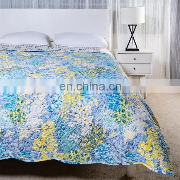 Indian Handmade Modern Kantha Summer Used Patchwork Quilted Bedspreads photo-2