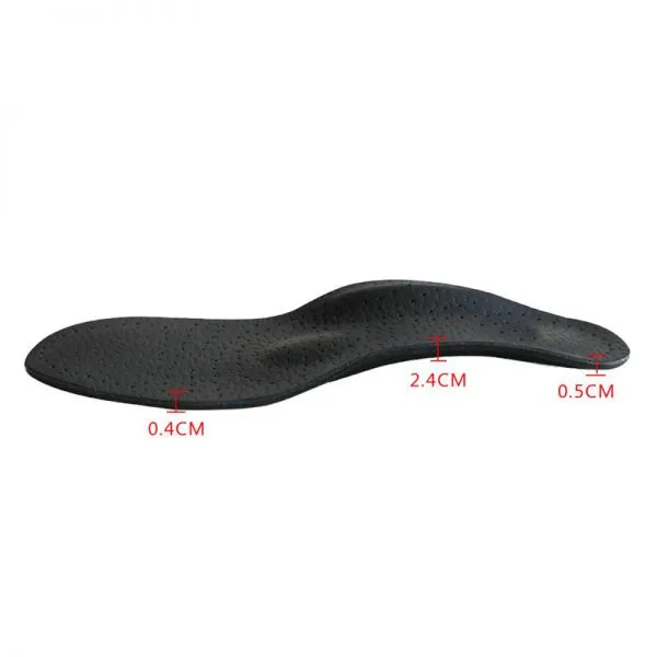 EVA Orthotic Insole Foot Arch Support Orthopedic Correct Flat Feet PU Leather Insert Sole for Shoes photo-2