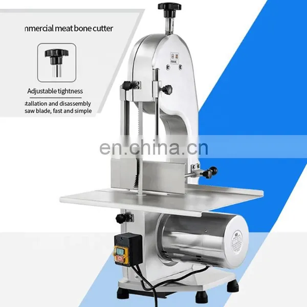 Electric Commercial Band Saw Frozen Fish Meat Cutting Machine / Kitchen Equipment Bone Saw/ Portable Meat Saw Machine photo-2