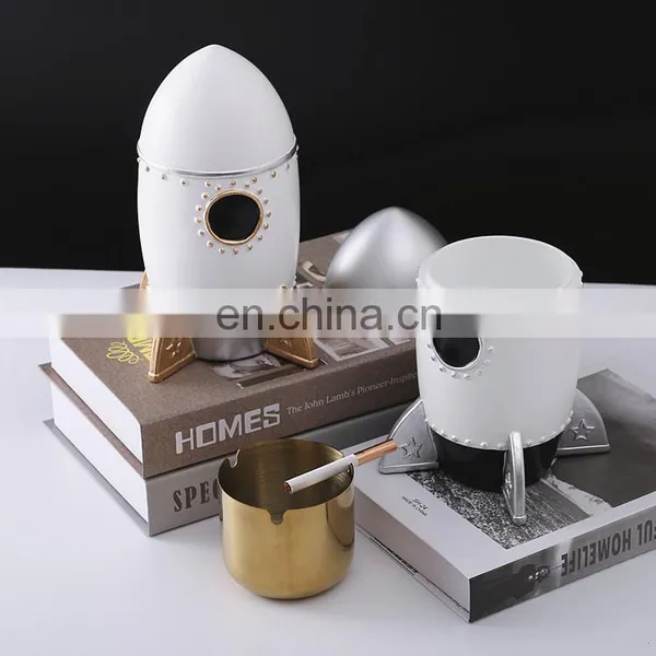 New Arrival Table Decoration Rocket Shape Ashtray Modern Portable Creative Ashtray photo-7