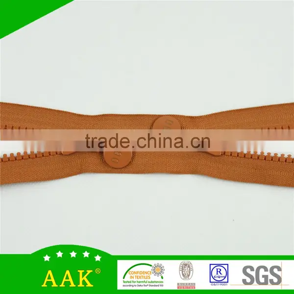 8# Plastic Double Sliders Zip for Cases photo-4