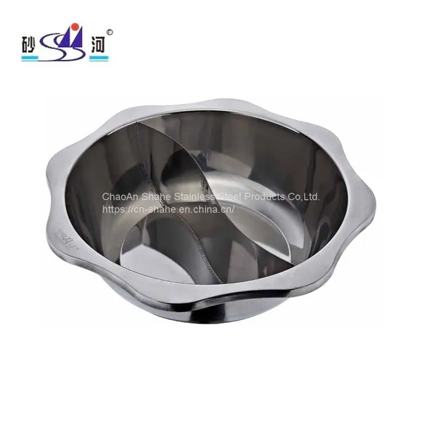 Stainless Steel Cookware Soup Pot With Divider Available Induction Cooker，made in China photo-5