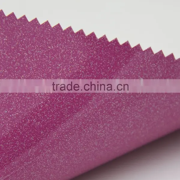 Shining Glitter pu Synthetic Leather for Bag Purse Wallet photo-4