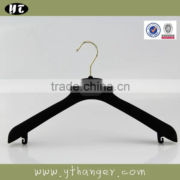 HA7059 Flocking Velvet Clothes Hanger Plastic Coat Women Hanger photo-6