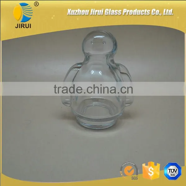 140ml Big Hero Shape Clear Glass Candy Jar photo-3