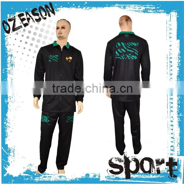 Wholesale Latest Fashion Design Polyester Breathable Mens Football Training Tracksuit