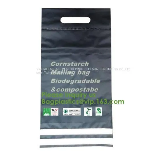 Pocket Cornstarch Biodegradable Mailing Bags Eco Friendly Self Seal Bags Biodegradable Padded Packaging Wrap Envelopes photo-3