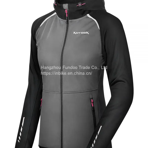 KUTOOK Winter Hiking Jacket Women Fleece Lined Windproof Jacket photo-2