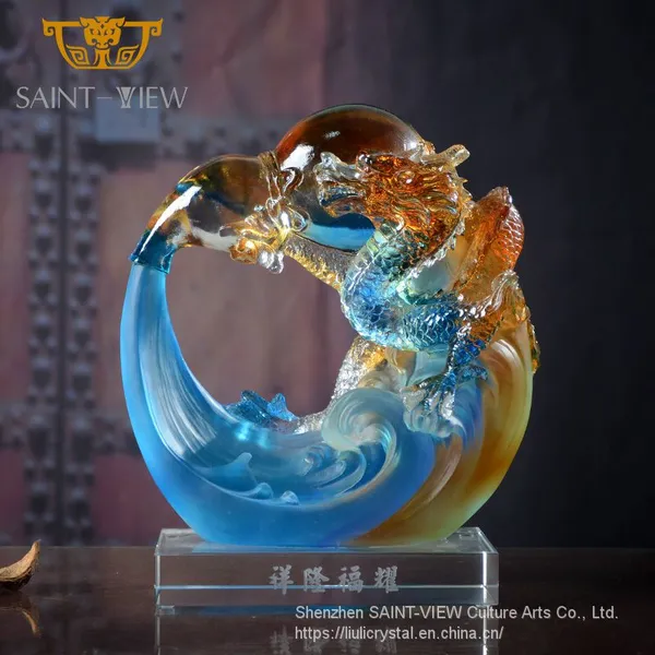 Liuli Crystal Chinese Feng Shui Lucky Fortune Money Tree Craft photo-4
