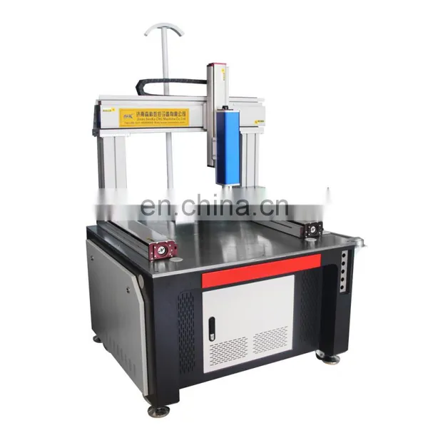 Factory Outlet Plastic Metal PVC Logo Printing Fiber Marker Flying Laser Engraving Machine photo-2