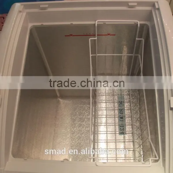 High Quality Curved Glass Door Ice Cream Freezer photo-3