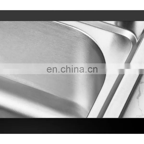 Hot Sales Custom Design Restaurant Kitchen Sink Double Bowl Commercial Stainless Steel Kitchen Sink photo-4