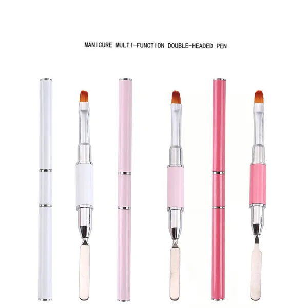 Hot selling double headed pen phototherapy pen glue dispensing pen crystal glue pen carving knife, color adjustment and embossing stick