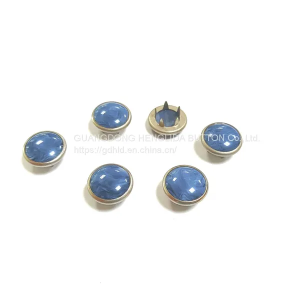HLD Factory Wholesale Color BRASS&SS 16L 18L Pearl Prong Snap Button for Clothes photo-4