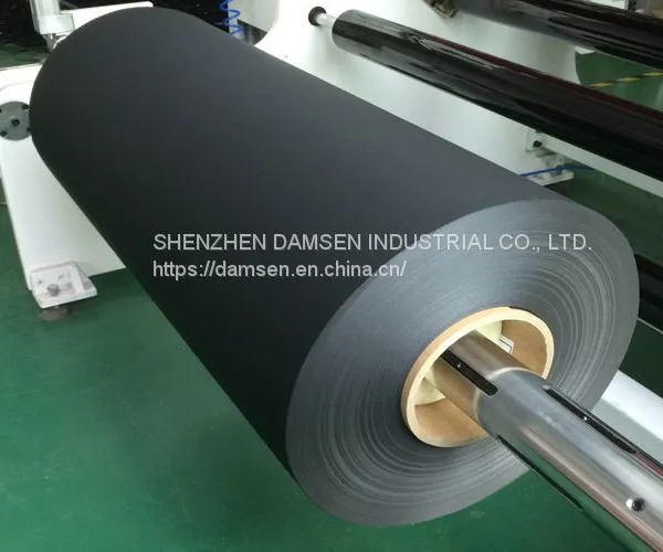 Flame Retardant Polypropylene Films at UL94V-0 Grade in Black Matte Finish Surface