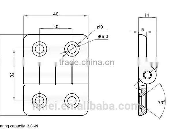 China Trade Assurance Supplier Zinc Plated Hinge photo-6