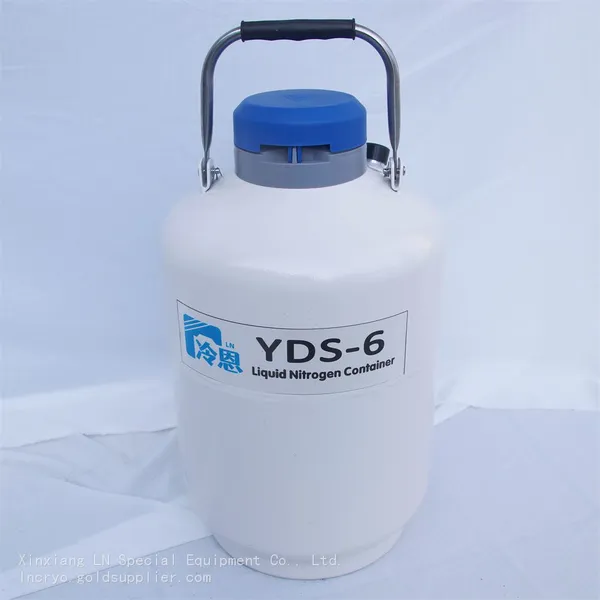 Light Weight Liquid Nitrogen Container of Frozen Vaccine in Hospital 6L