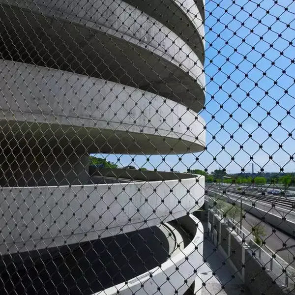 Flexible Stainless Steel Knotted Natural Rope Nets for Anti-Fall Protection, SS316 SS316L SS304 Material photo-2