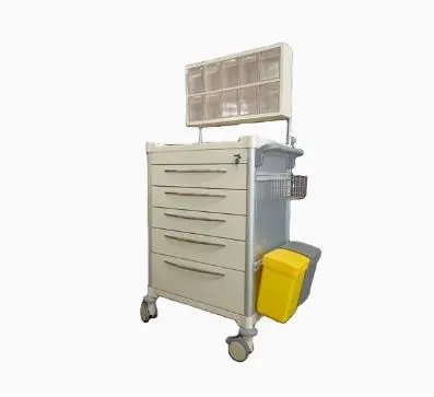 Mobile Clinic Patient Care Medication Equipment Medical Medicine Anesthesia Cart Hospital Trolley photo-3