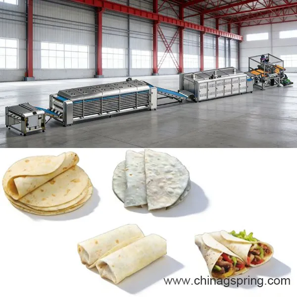 High Capacity Automatic Tortilla Making Machine Stainless Steel for Corn and Wheat JKBP-650/740