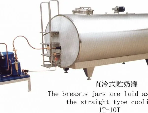 3000L Horizontal Type Milk Cooling Tank for Dairy Plant photo-6