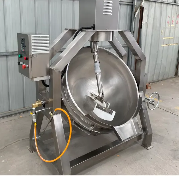 Jacket Cooking Mixing Pot by Steam or Gas Heating9