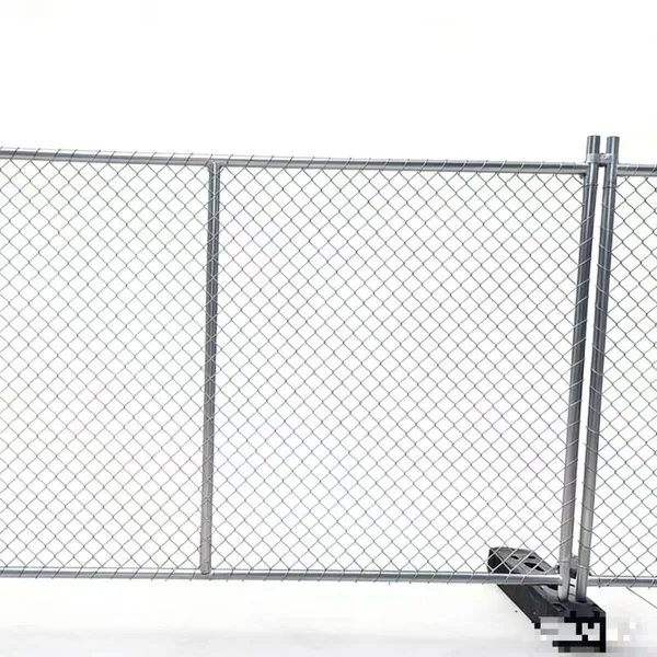 Outdoor Heat-treated Steel Temporary Movable Safety Fence, no Excavation Required, With Waterproof Steel Wire Driveway Guardrail photo-4
