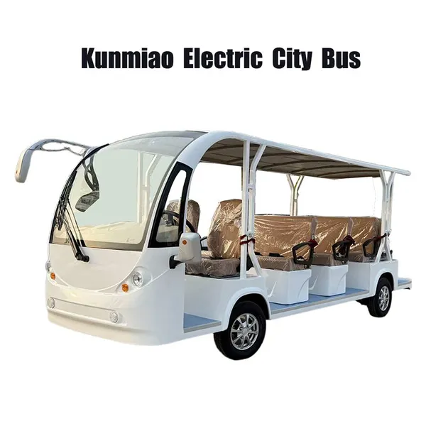 Kunmiao 4000W Electric Bus High Quality Electric Sightseeing Bus Without Door photo-5