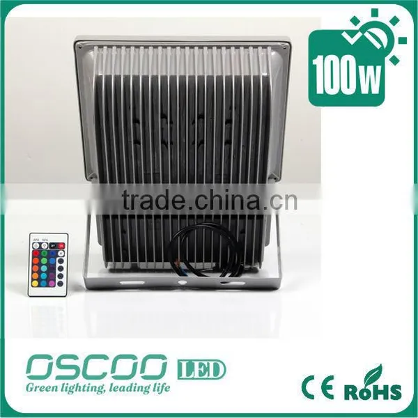 High Power 100W COB Led Security Outdoor Floodlights Garden RGB Colour IP65 photo-2
