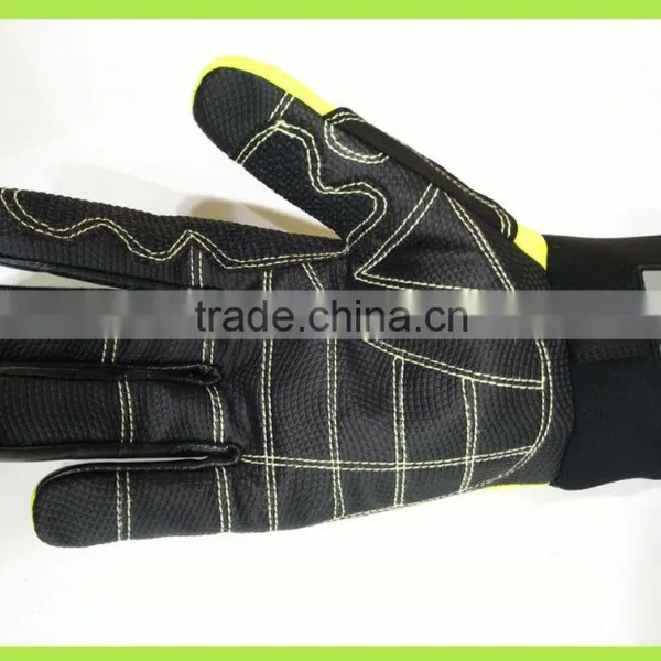 Cotton Work Gloves With Rubber Grip Dots Oil Industry Work Gloves Patched Palm Work Gloves photo-3