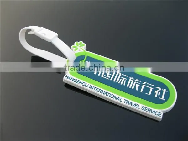 2015 Customized Logo Wholesale Pvc Luggage Tag photo-3