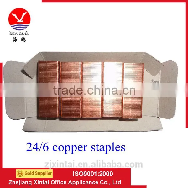 The Galvanized, Colored , Copper 24/6 Office Staples With High Quality photo-4