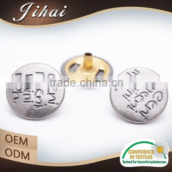Hot Selling Custom Logo Press Metal Snap Button photo-4
