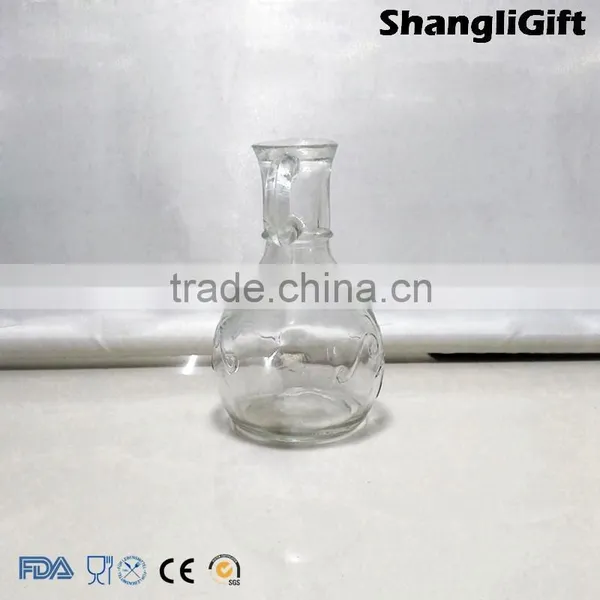 180ml Cork Bottle Kitchenware 6oz Cooking Oil Glass Pot With Handle photo-2