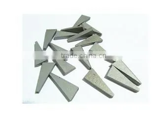 Triangle Tungsten Carbide Wear Strip , Carbide Brazing Strip for Wood Cutting photo-2