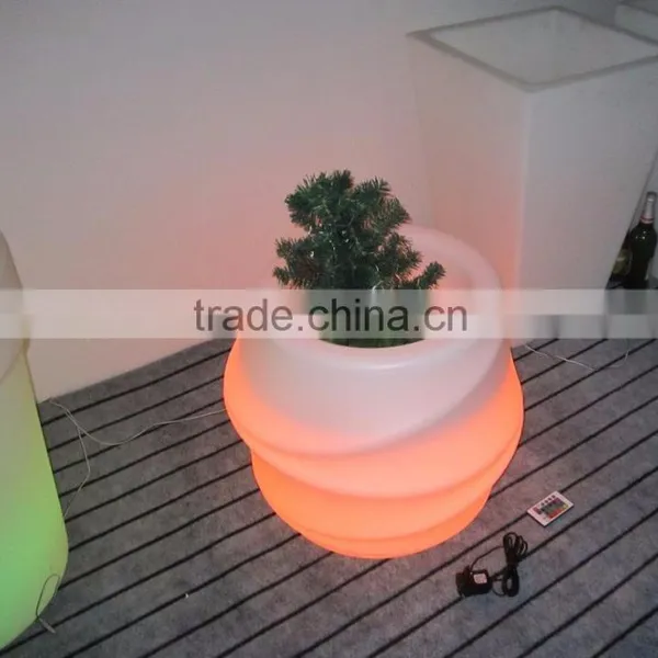 New PE Plastic Vases With Solar Led Light YXF-5248S photo-3