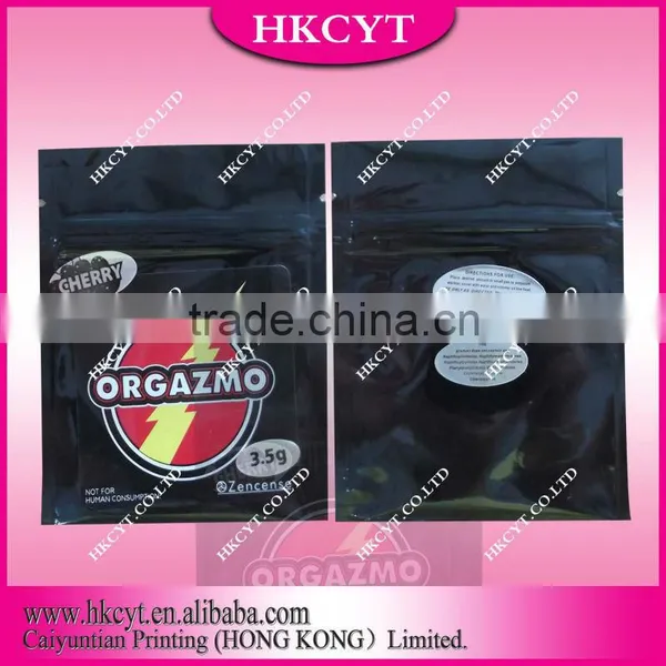 Custom Print WTF Herbal Incense Packaging Foil Bag With Zipper photo-3