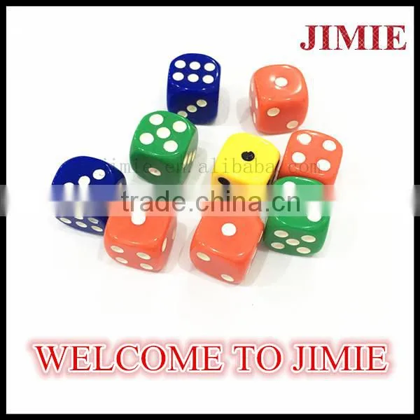 15mm Plastic Normal Dot Dice Different Colored photo-2